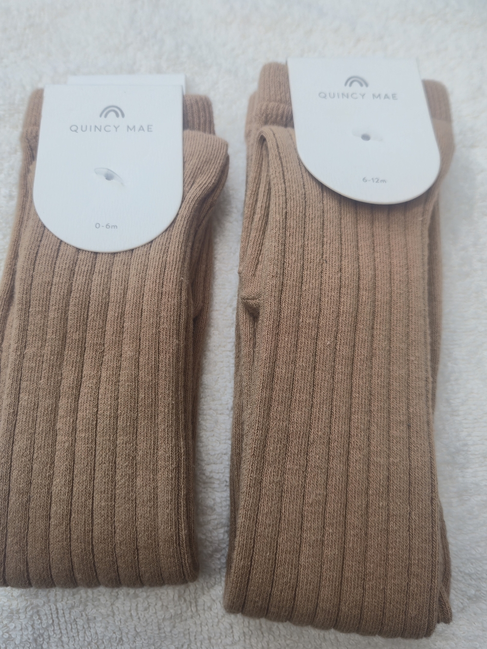 Quincy Mae - Camel Brown 0-6 M Thights